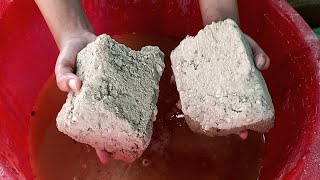 gritty sand cement asmr crumbling water crumbling asmr satisfying asmr