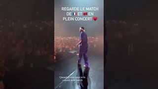 Dadju regarde le match france - Maroc en plein concert #shorts #dadju