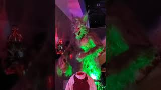 Werewolf Rips Woman's Head Off Animated Halloween Figure Wolfman Funny Video YouTube Tiktok Short