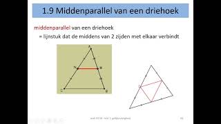 wiskunde - middenparallel van een driehoek