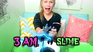 3AM SLIME! Is it FAKE or REAL?! Testing the myth SO SCARY!