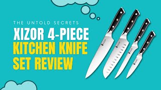 XIZOR 4-Piece Knife Set Review | Upgrade Your Kitchen Arsenal | kitchen knife set