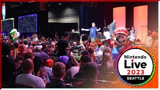 Mario and Luigi Hype Up the Concert Crowd at Nintendo Live 2023