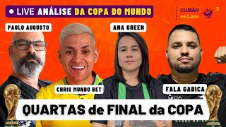 APOSTAS e ANÁLISE das QUARTAS de FINAL da COPA do MUNDO ⚽️♥️ CLUBÃO na COPA