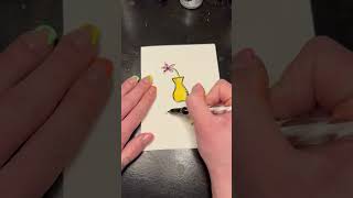 DIY Mother's Day Card Ideas #mothersday #cardideas #drawingtutorial #glassdippen #scribblelady