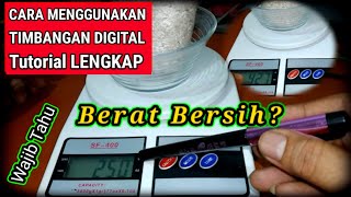 cara menggunakan timbangan dapur digital SF400 dengan benar