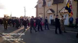 Remembrance Parade - Wincanton - 2014