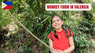 Brianna Found Fun Friends At The Valencia Monkey Farm, Philippines