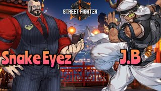 [SF6] J.B(Rashid) vs Snake Eyez(Zangief) High Level [Street Fighter 6]