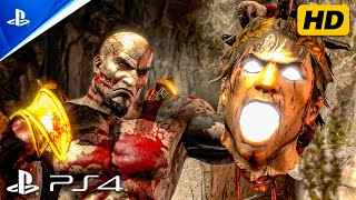 KRATOS VS HELIOS Boss Fight | God of War Remastered Gameplay [PS4] No Commentary