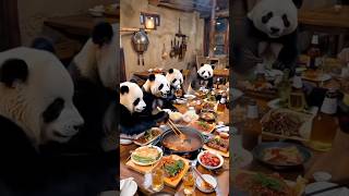 ඉරිදට ගෙදරට ආව යාලුවො ටික ❤❤😎#komaliya #japanesefood #shortsyoutube #shortsvideo #panda #music