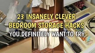 23 Insanely Clever Bedroom Storage Hacks You Definitely Want To Try