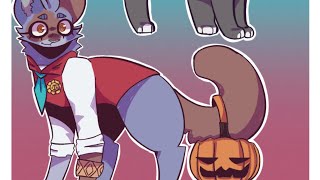 Turnabout Shaded Secrets [Halloween Speedpaint 🎃, flash warning]