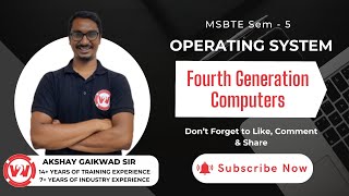 Fourth Generation - Present Personal Computers | MSBTE SEM - 5 Operating System | TY DIPLOMA.