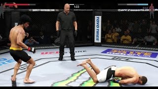 EA UFC 2 Брюс Ли Нейт Диас Онлайн