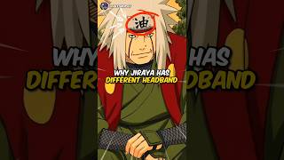 Why Jiraiya Has Different Headband & What It's Means | #naruto #narutoshippuden #jiraiya