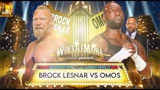 WWE WRESTLEMANIA 39 BROCK LESNAR VS OMOS PREDICTION MATCH CARD