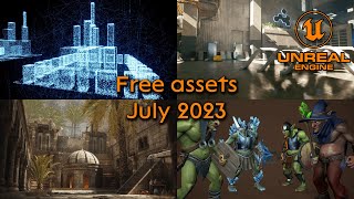 Unreal Engine free assets July 2023