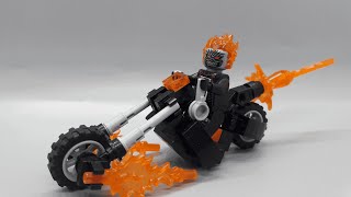 How to make a LEGO minifigure scale Ghost Rider Hellcycle