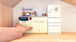 Miniature kitchen set installation ✨ASMR ✨Re-ment collection✨