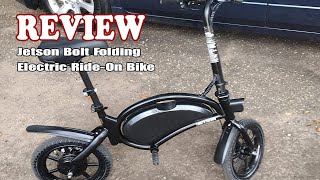 Jetson Bolt Folding Electric Ride-On Bike Review 2024 - Watch Before You Buy!