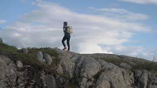 Homeward Bound: A Traveler's Journey Returning from the Mountain Edge 🏞️🚶