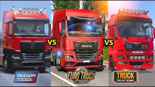 🚚Truckers Of Europe 3 v Euro Truck Simulator 2 v Truck Simulator : Ultimate - The Difference