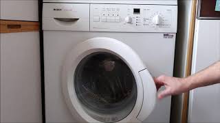 How to repair a Bosch washing machine that won't start