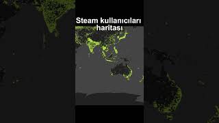 Steam kullanıcıları haritası #steam #keşfet #viral #shorts