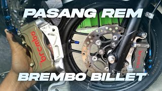 PASANG PENGEREMAN BREMBO BILLET DI PCX 150