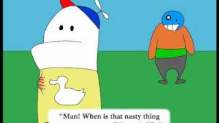 The Homestar Runner Gets Something Stuck in his Craw