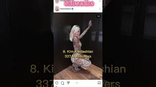 Top 10 most followed instagram account 2022 #shorts #trending #ytshorts