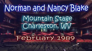 Norman and Nancy Blake at Mountain Stage, Charleston February 1989 (Audio FM)