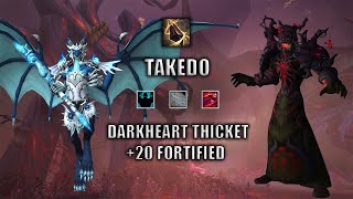 WoW Aug Evoker Mythic+ 10.2 POV | +20 Darkheart Thicket | Fortified | Dragonflight Season 3