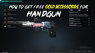 ONCE HUMAN - HOW TO GET ALL FREE GOLD ACCESSORIES FOR HANDGUN！