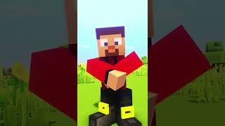 Minecraft But it is One Two Buckle My Shoe!! #shorts