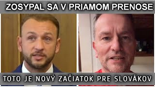 ZOSYPAL SA V PRIAMOM PRENOSE. TOTO JE NOVÝ ZAČIATOK PRE SLOVÁKOV.