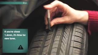 How to check your tyre treads