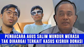 GEGER! Pengacara Agus Salim Mundur Gegara Merasa Tak Diharga Terkait Kisruh Donasi? Agus Sedih