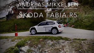 Andreas Mikkelsen pre-event test Škoda Fabia evo R5(Croatia Rally)