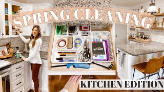 KITCHEN SPRING CLEANING 2022 | MAJOR DECLUTTERING AND ORGANIZATION TIPS!