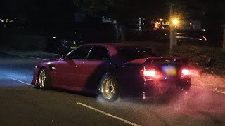 Tuners Takeover & SEND IT Leaving Services! - Modified Cars Leaving a Car Meet!