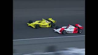 Sam Hornish Jr vs Helio Castroneves for the win - Texas 2002