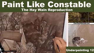 Constable Techniques: The Hay Wain Underpainting 12