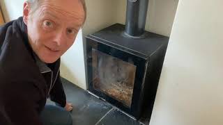 Replacing the door seal on a log burner (Stovax Vision Midi)