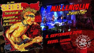 MILLENCOLIN - twenty two (September 3, 2016 / SEDEL Luzern Switzerland)