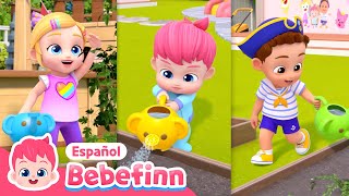 ¡Vamos a Cuidar las Plantas y Verlas Crecer!🥬🥕🍎 | Canciones Infantiles | Bebefinn en español