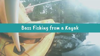 bass fishing from kayak