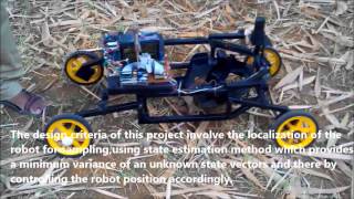 A Soil Analyzer bot With Localization - M.Tech Robotics Project SRM University