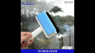 885258 Brush Scrapper Sikat Pembersih Serbaguna Kaca Jendela Toilet